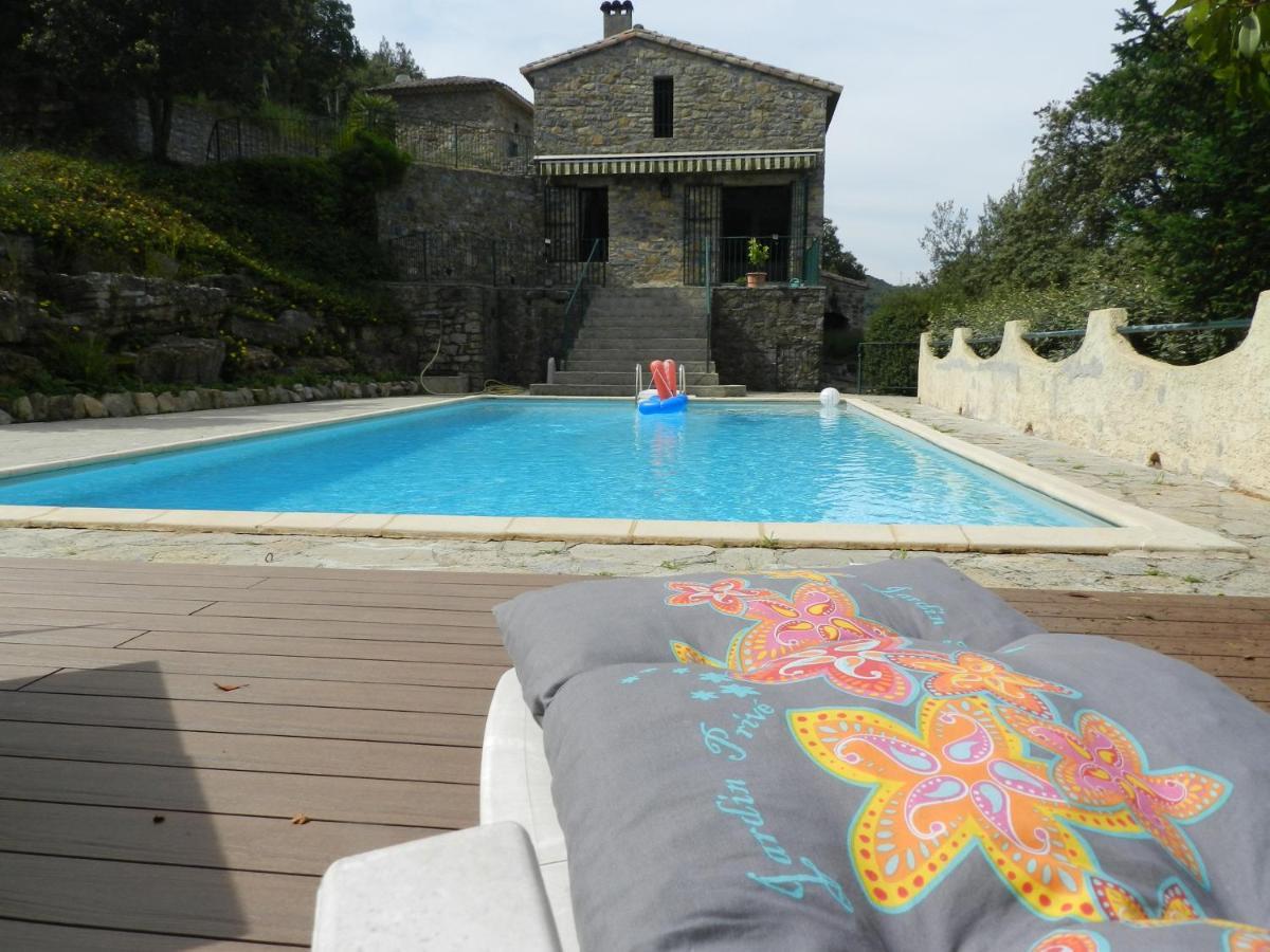 Chambre Cevennes: Piscine, Lamas, Riviere Cros  Ngoại thất bức ảnh